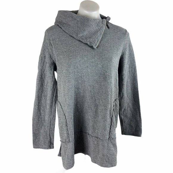 womens zip neck sweatshirt